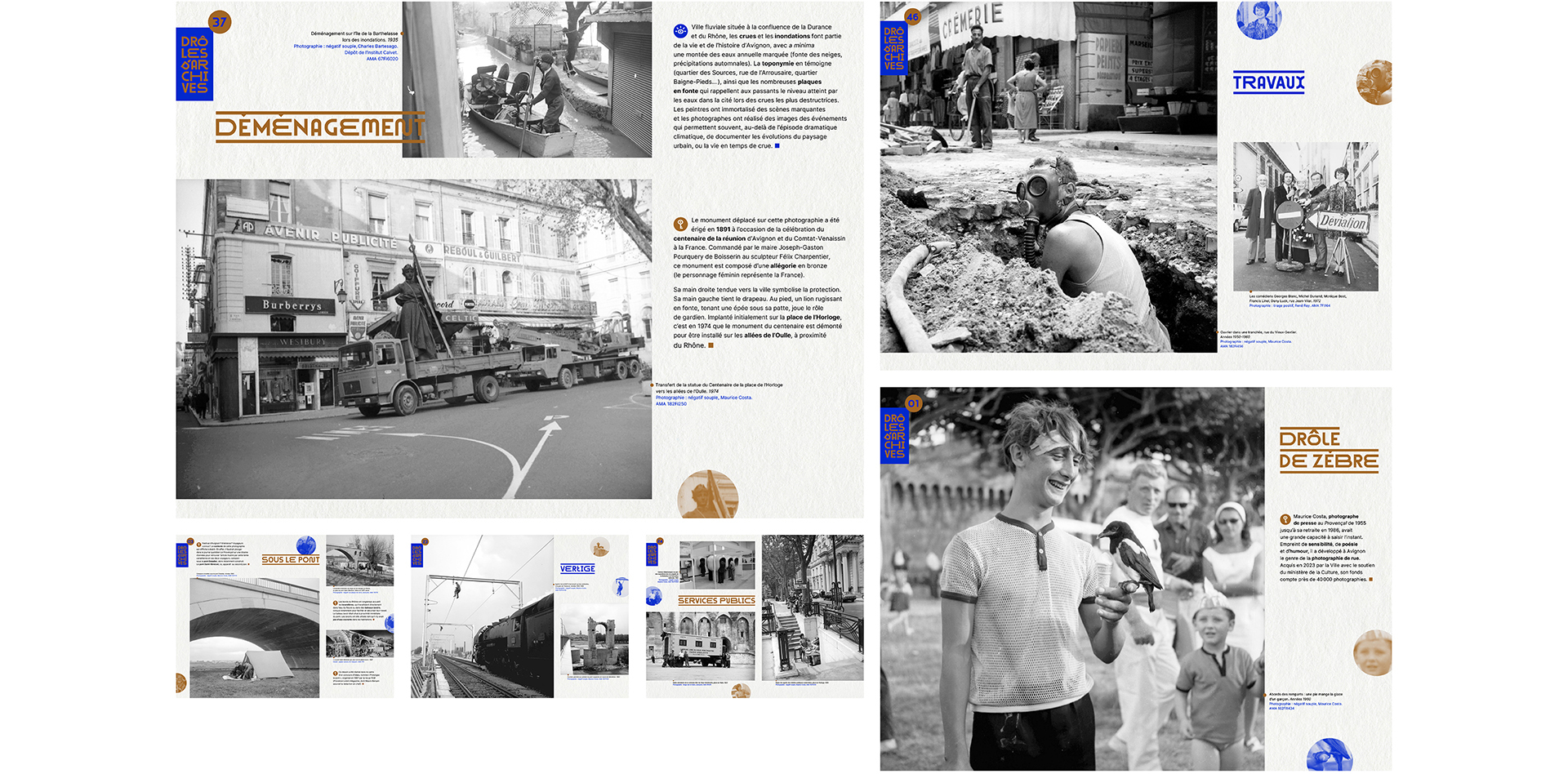 DRÔLES D’ARCHIVES — Scénographie, Direction artistique de l’exposition et du catalogue — Archives municipales d’Avignon