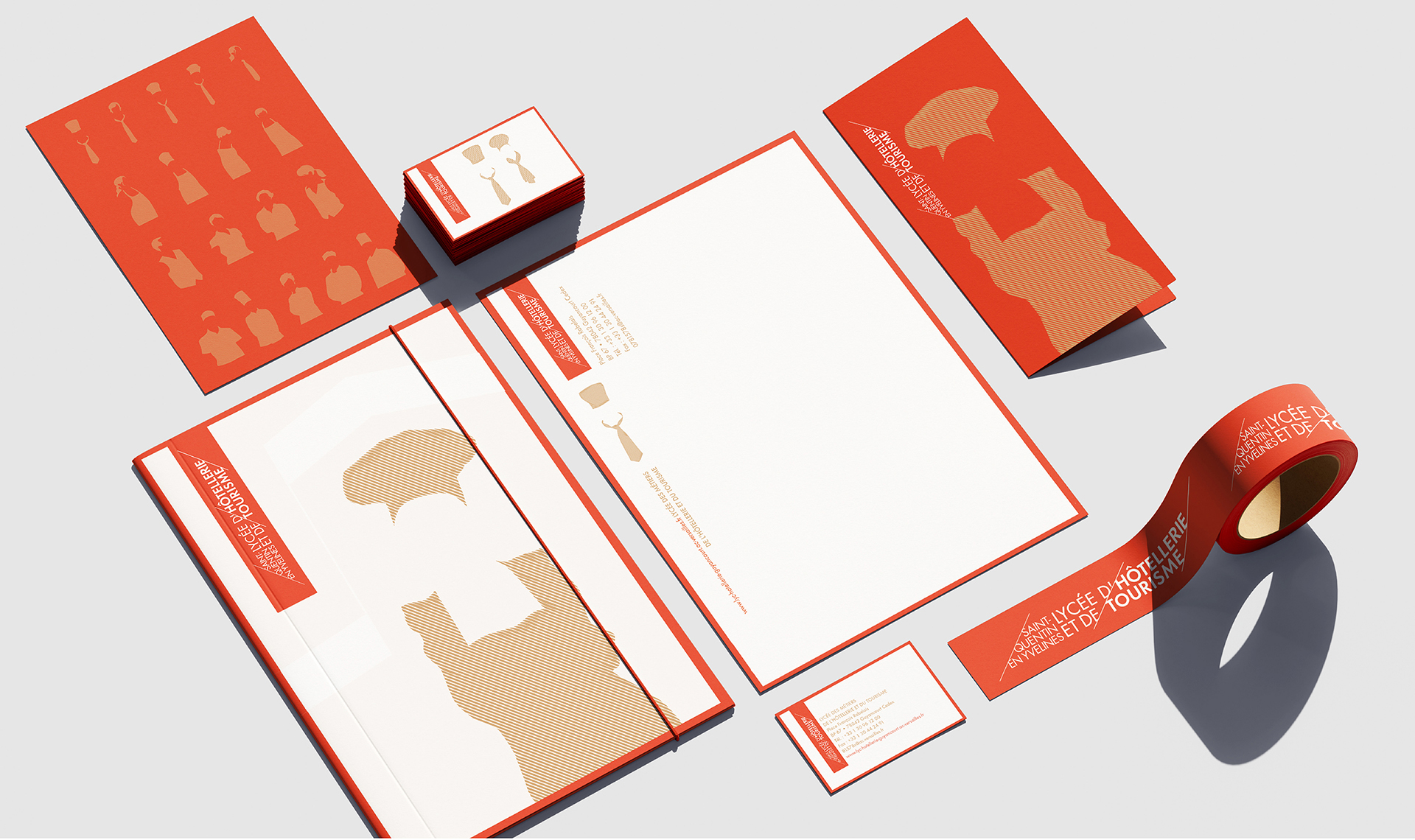 HÔTELLERIE & TOURISME — Branding, Identité visuelle — Lycée de Saint-Quentin en Yvelines