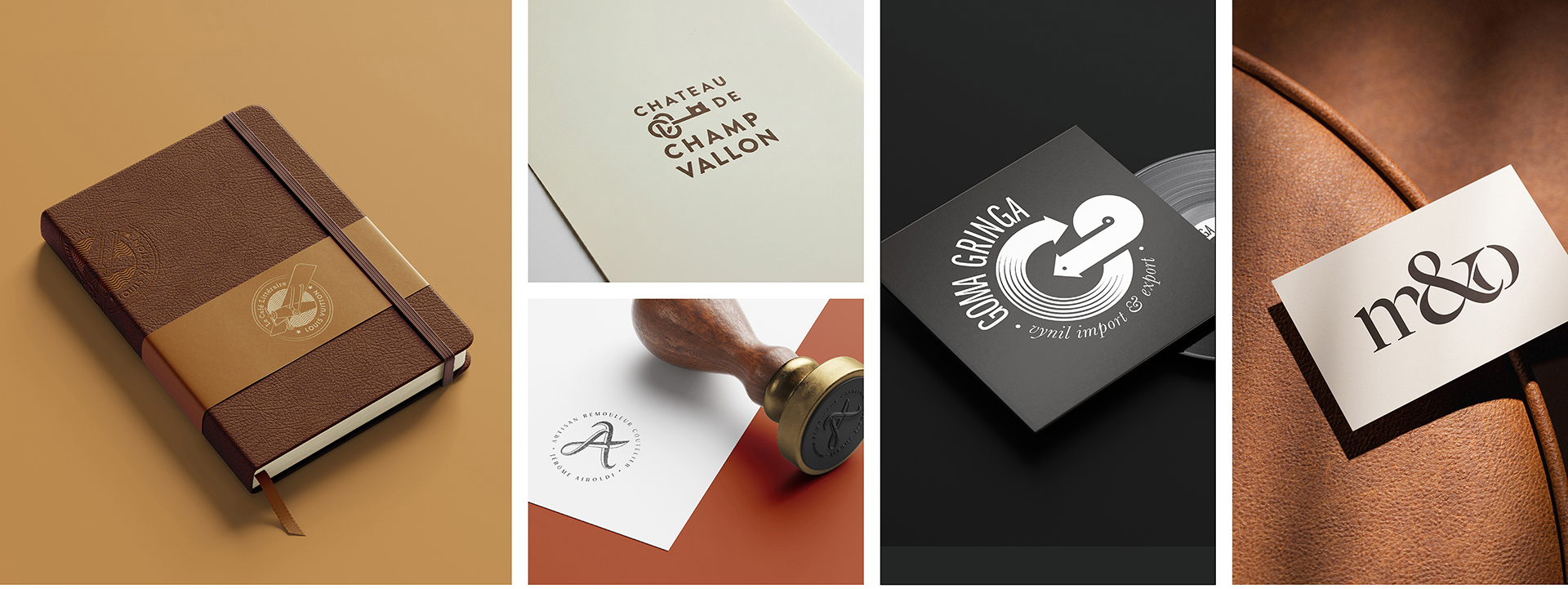 LE CAFÉ LITTÉRAIRE — Branding, Identité visuelle — Louis Vuitton ∙ CHATEAU DE CHAMPVALLON | Résidence standing ∙ AIROLDI | Coutellerie ∙ GOMA GRINGA | Vinyls ∙ M&O | Agence événementielle