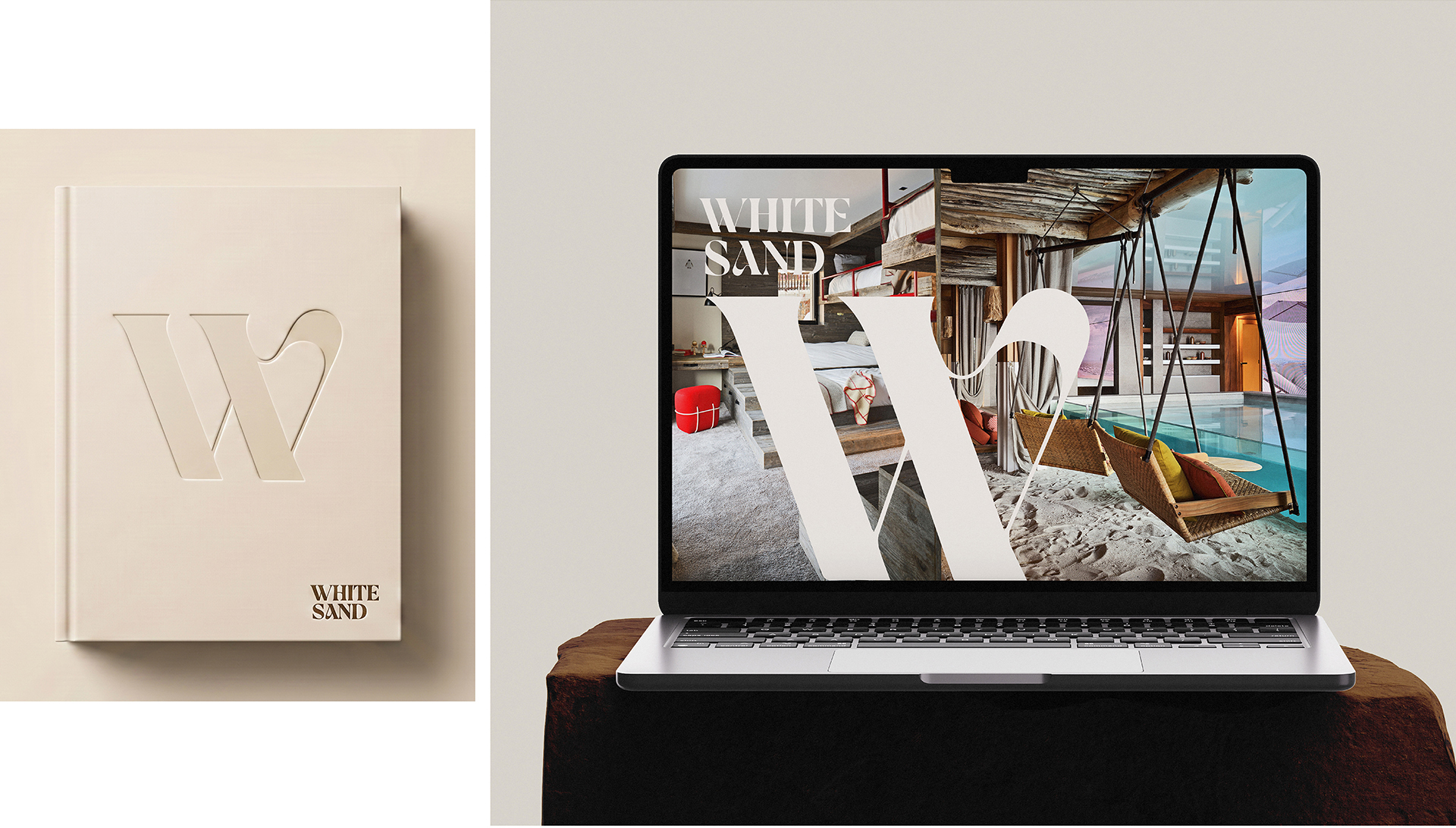 CHALET WHITE SAND — Branding, Identité visuelle — Atelier Giffon - Val d’Isère