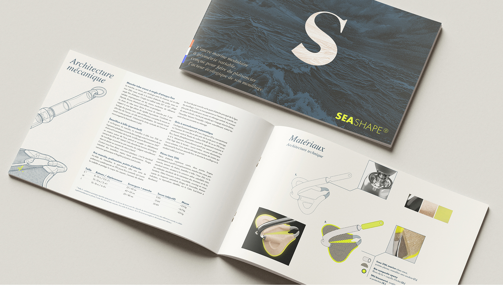 SEA SHAPE — Édition, Conception éditoriale et identité visuelle — Nautisme